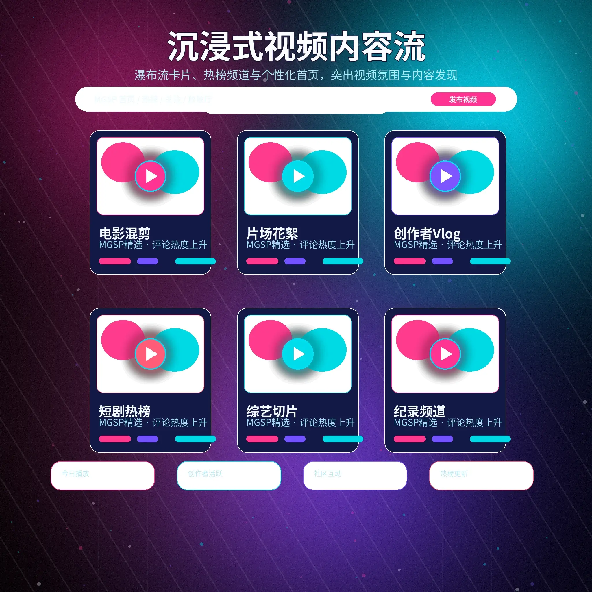 蘑菇视频影像动态与生活记录展示